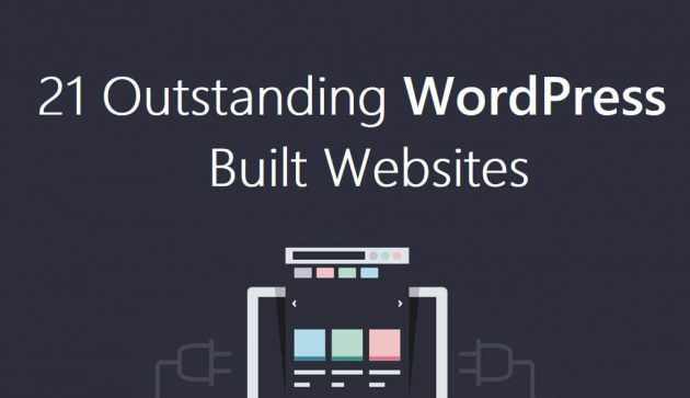 21 Outstanding WordPress Built Website