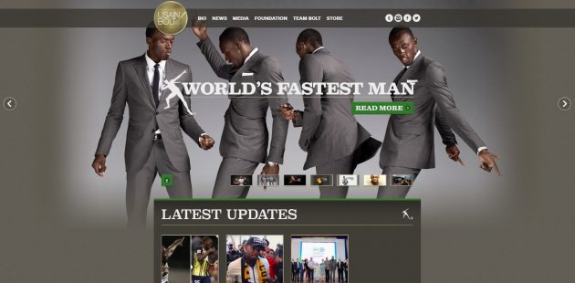 WordPress Business sites- Usain Bolt