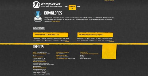 wamp server installation on wamp