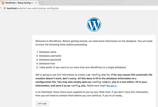 wordpress on xampp server