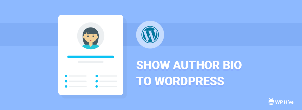 Add Author Bio to WordPress