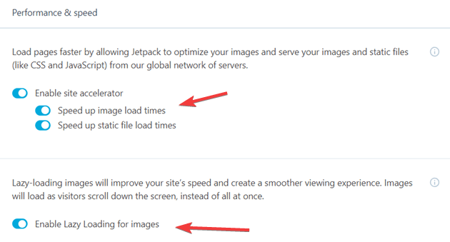 Enable Lazy Loading to speedup wordpress