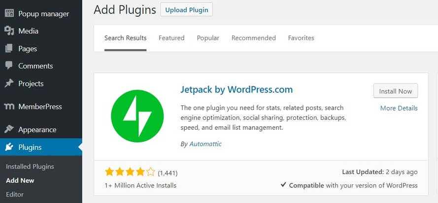 Add Social Sharing Buttons in WordPress Jetpack