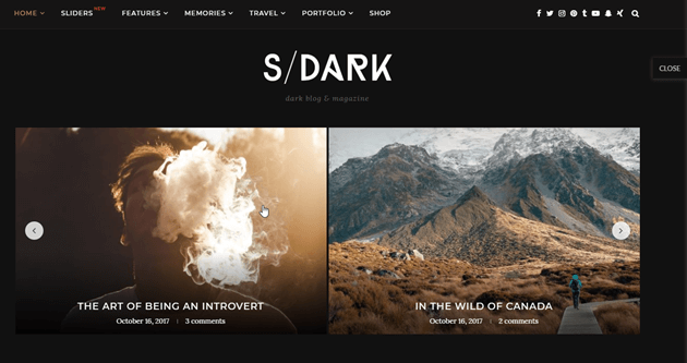 WordPress theme Soldad