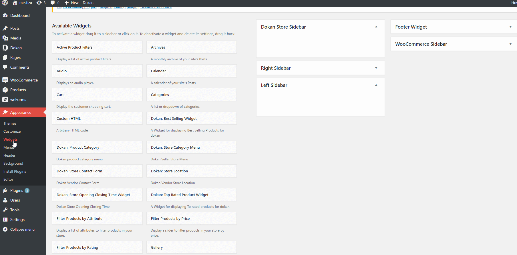 Add WordPress Widget