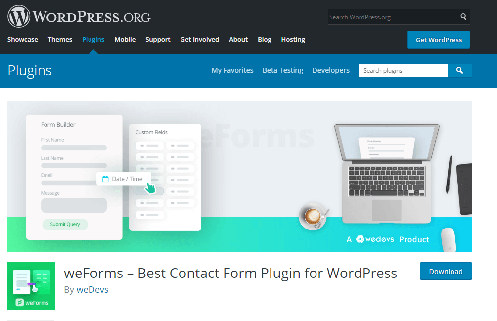 weforms- how to create a news website in WordPress