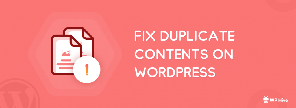 Fix Duplicate Content Issue