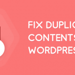 Fix Duplicate Content Issue