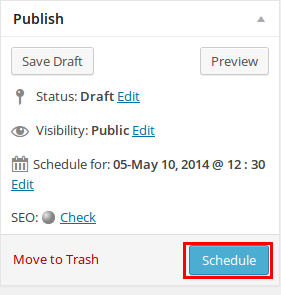 How to Schedule WordPress Posts - Step by Step 2