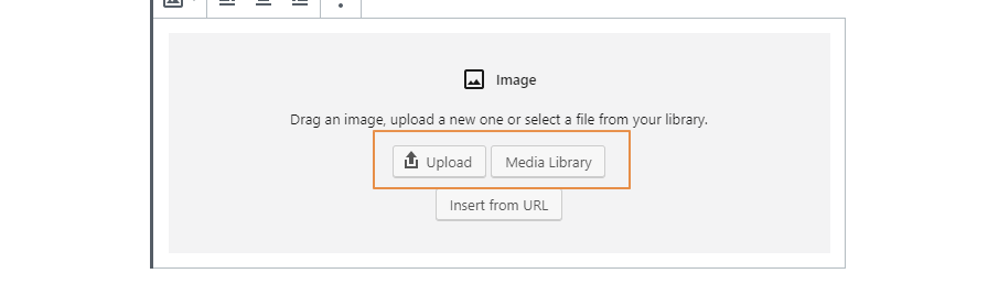 Upload or Media Library