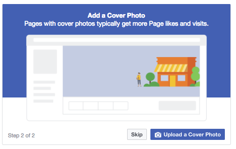 Upload a cover photo