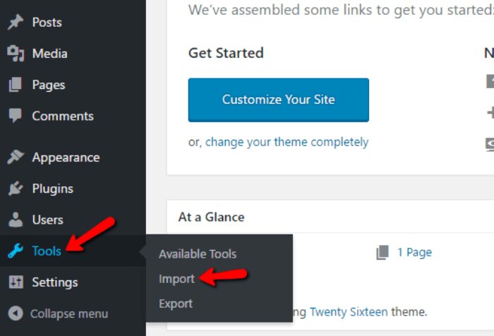 Migrate WordPress.com to WordPress.org Import