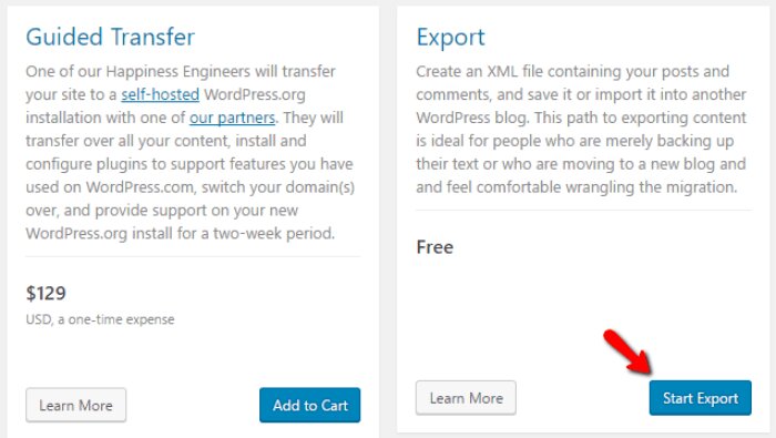 Migrate WordPress.com to WordPress.org