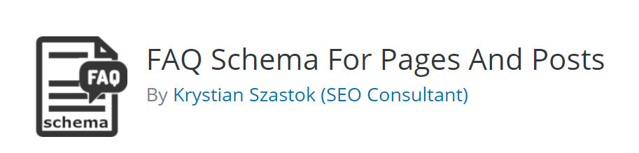 FAQ Schema Plugin