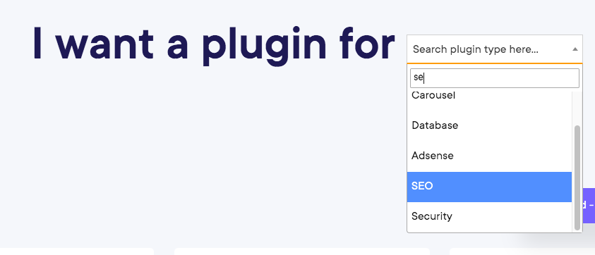 searching plugins in wphive- a new wordpress repository