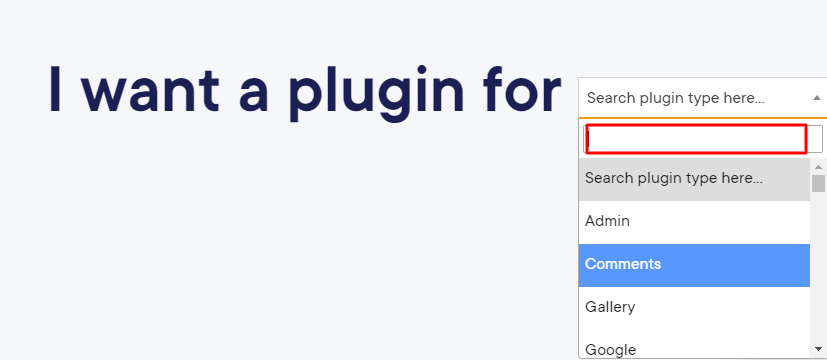 Search the best plugin by category