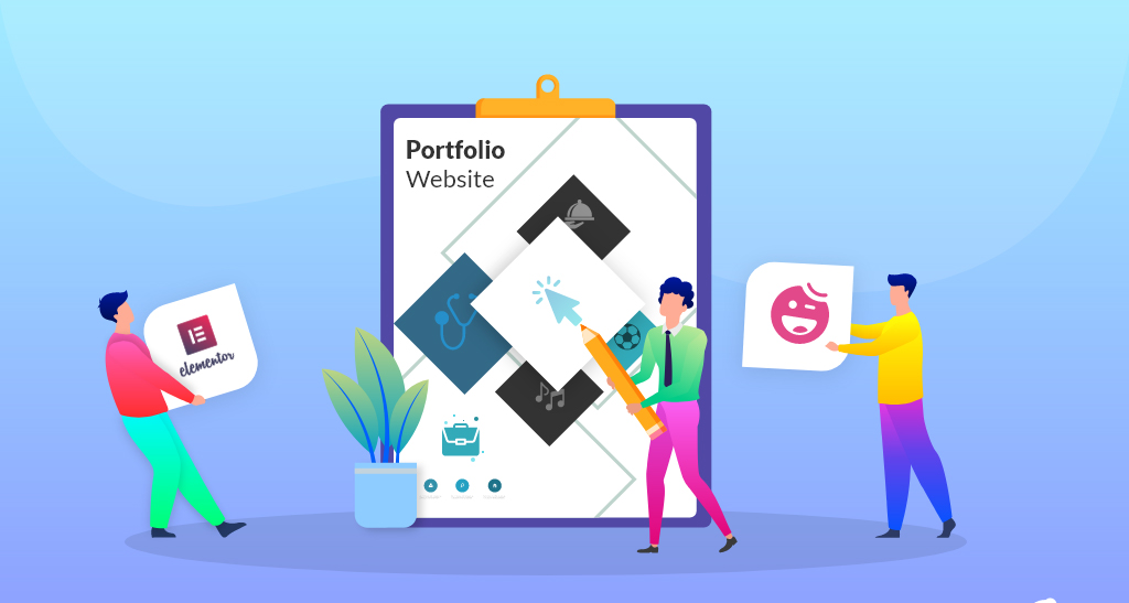 Create portfolio website for making money online from home