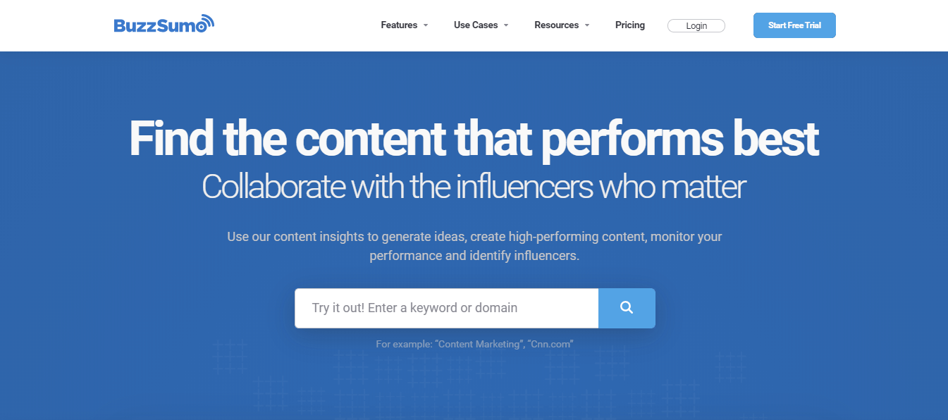 Find your target audience with BuzzSumo 