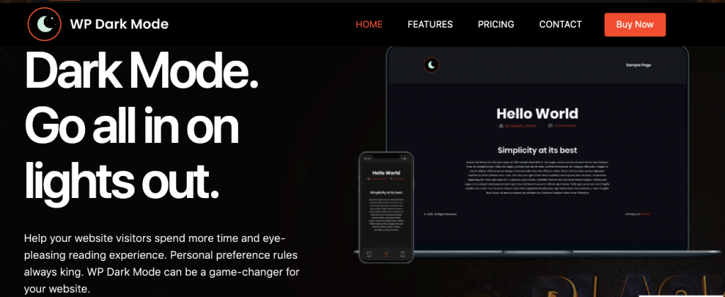 WP Dark Mode