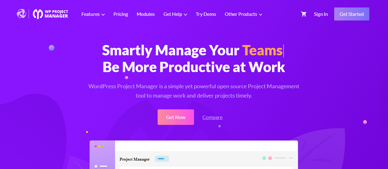 WP Project Manager Deal
