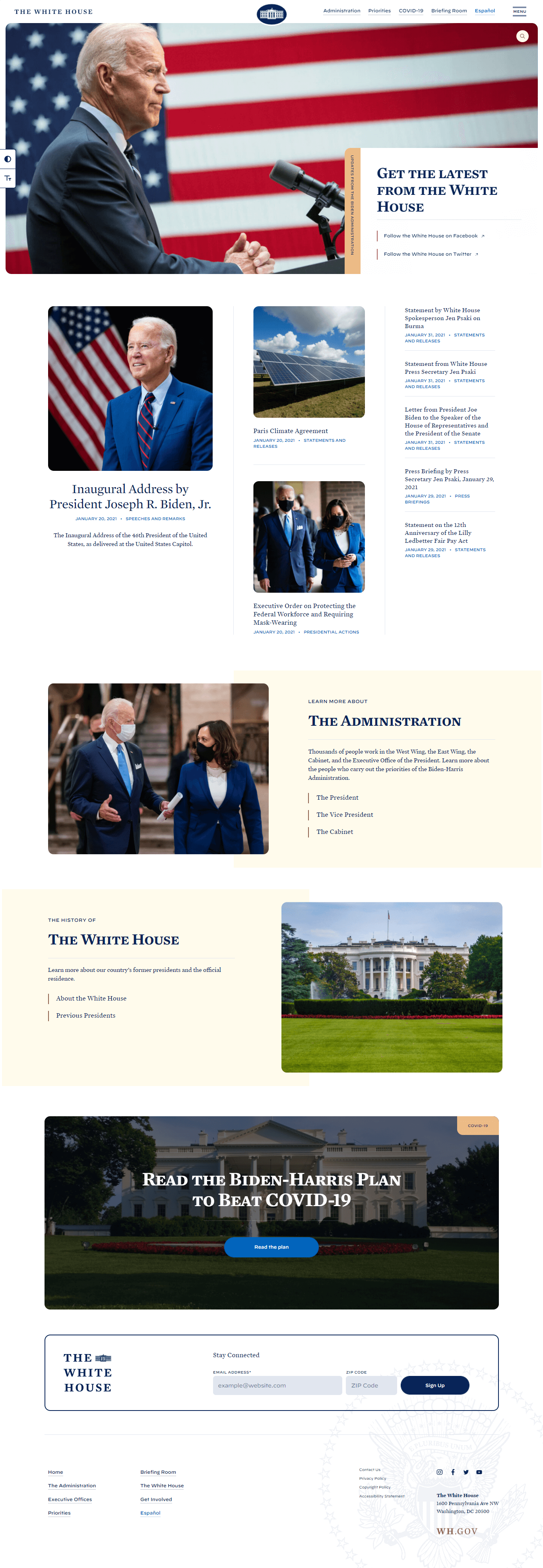 White House Uses WordPress