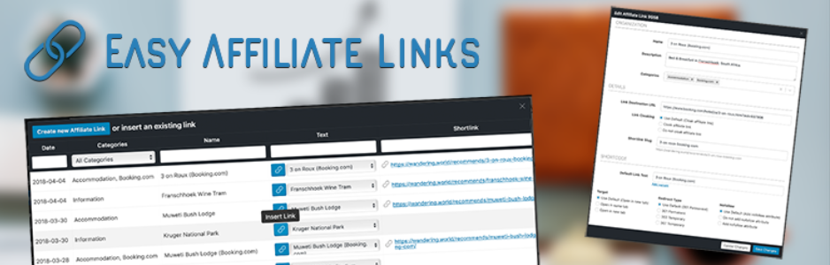 Easy Affiliate Links - WordPress url shortener plugin