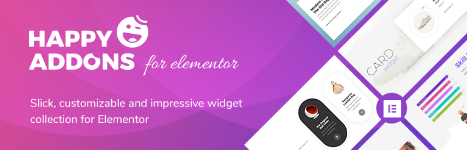 Happy Elementor Addons - best free Elementor addons