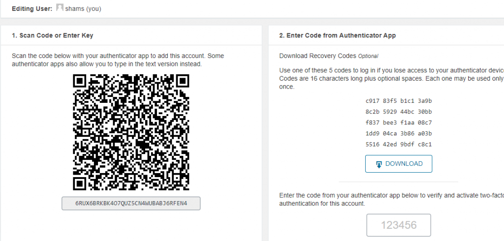 Wordfence Login security 