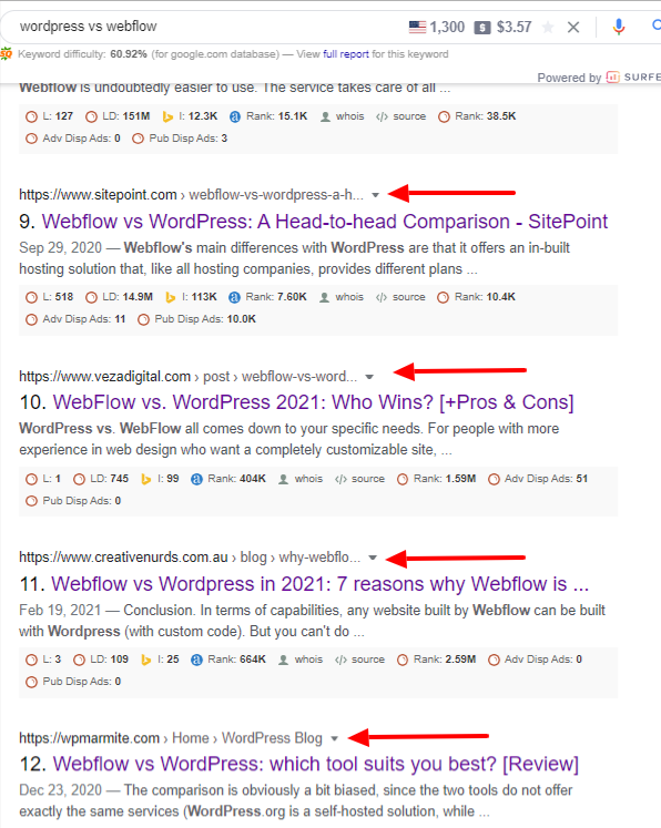 WordPress seo