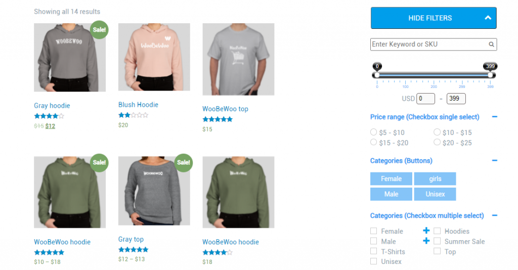 How to Use WooCommerce Product Filter