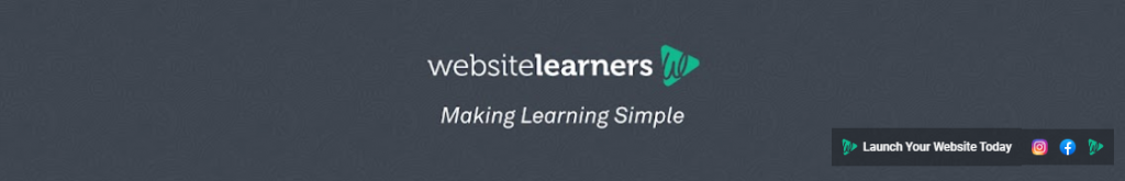 Website Learners youtube channel 