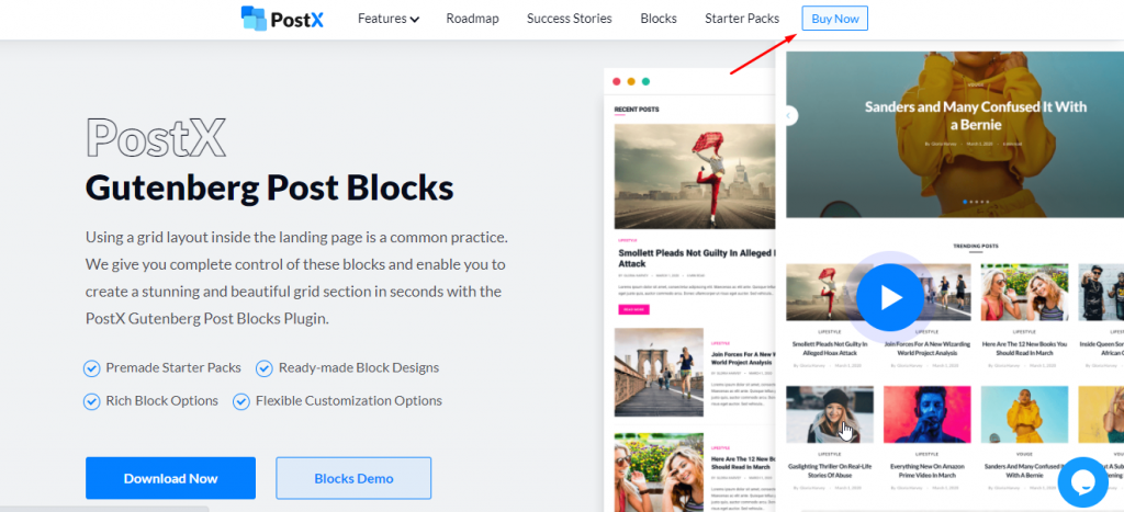 PostX Gutenberg Post Blocks