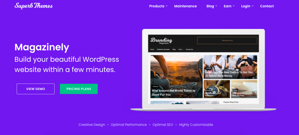 Magazinely WordPress Theme