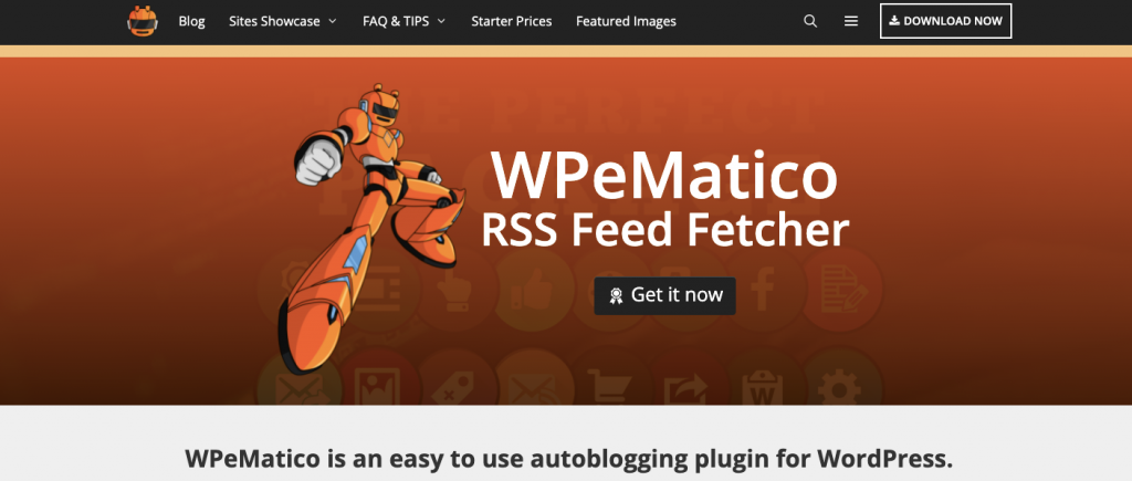 WPeMatico RSS Feed Fetcher plugin 