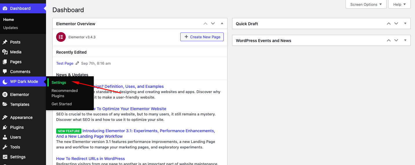 Easiest Way to Add Elementor Dark Mode to Your Website - WP Hive