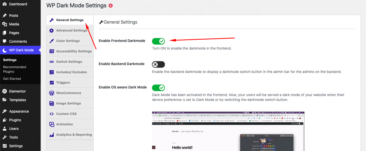 Easiest Way to Add Elementor Dark Mode to Your Website - WP Hive