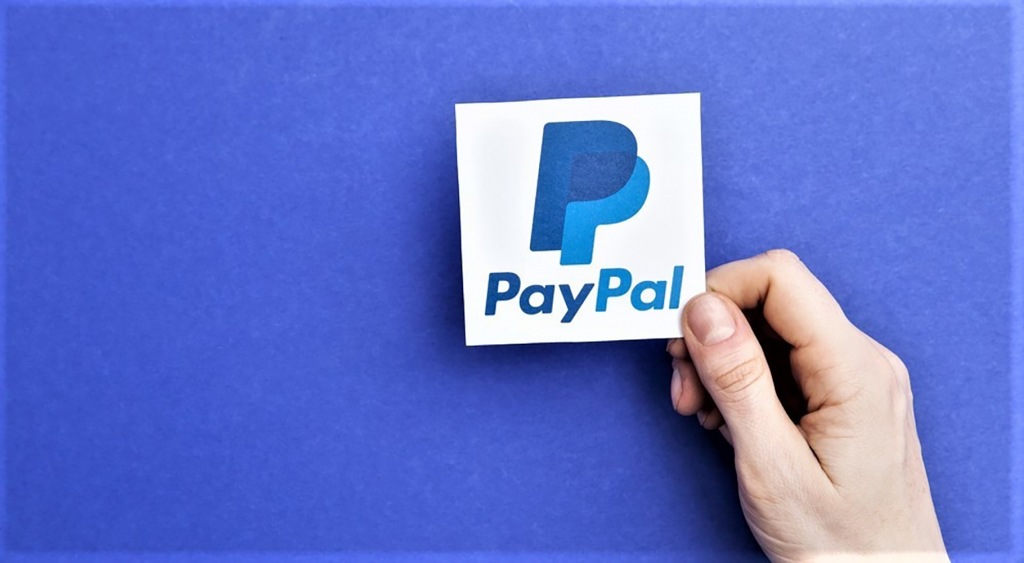 Holding PayPal Logo