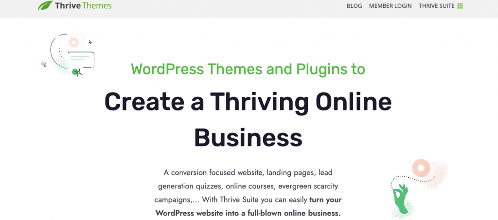 Thrive theme - GeneratePress alternative 