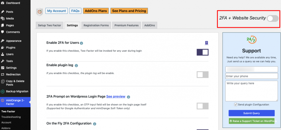 How To Set up WordPress Two Factor Authentication - WP Hive
