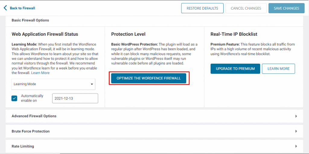 How to Stop DDoS Attacks on WordPress- Optimize the Firewall with Wordfence