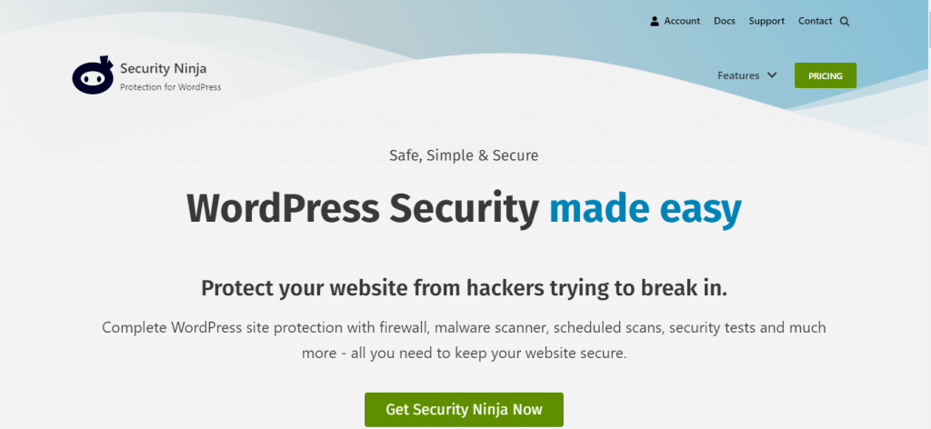 Security Ninja WordPress Plugin