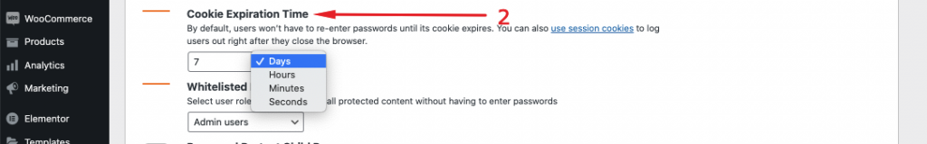 Password Protect WordPress - Cookie Expiration Time