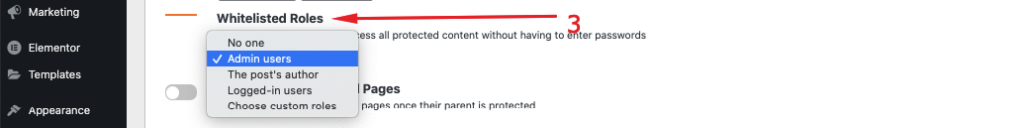 Password Protect WordPress - Whitelisted Roles