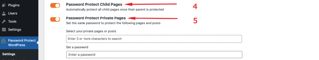 Password Protect WordPress - Password Protect Child Pages & Private Pages