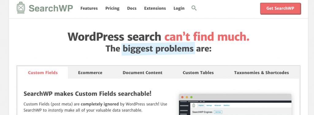 SearchWP- WordPress search plugin