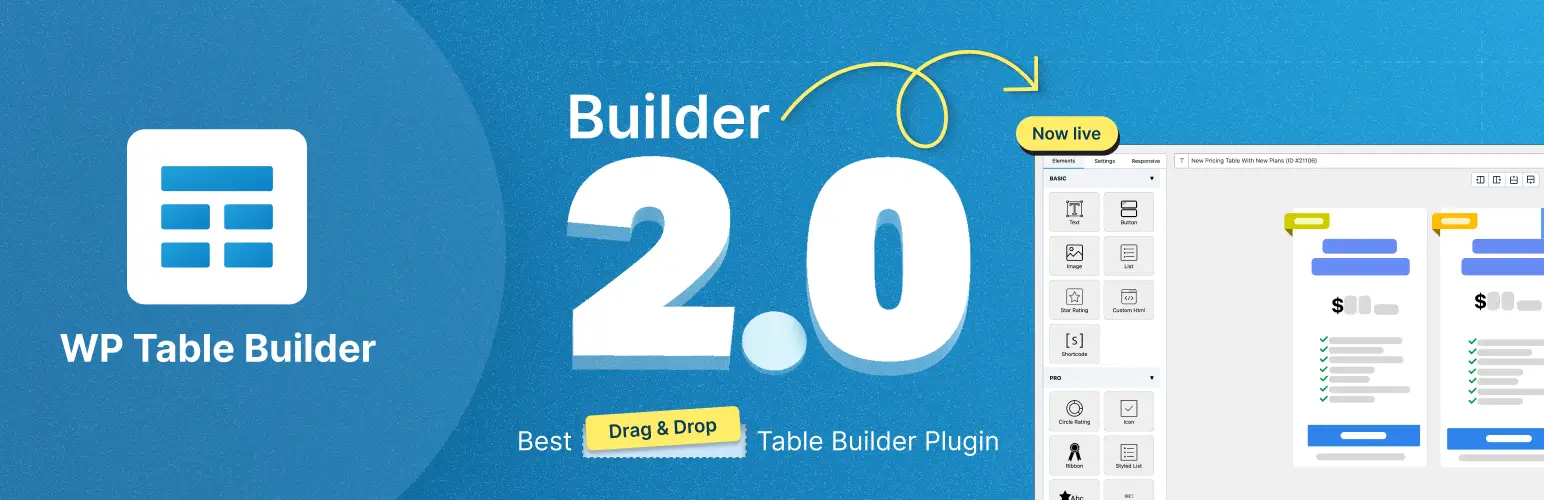 WP Table Builder