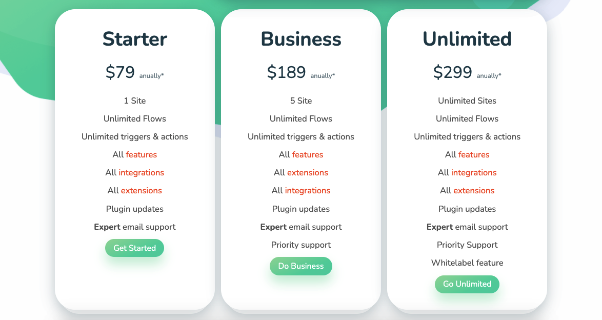 WP Webhooks Pricing