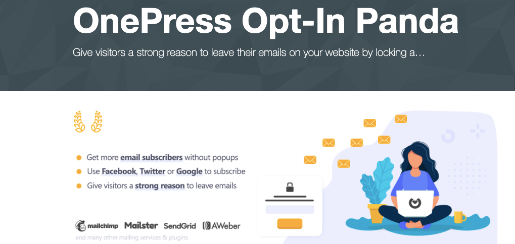 OnePress opt-in email marketing plugin