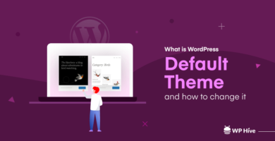 WordPress default theme