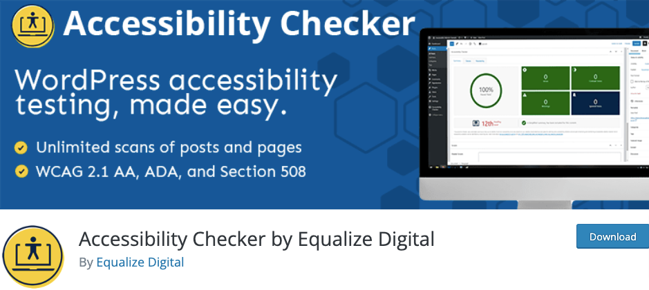 Accessibility checker - WordPress accessibility plugin 